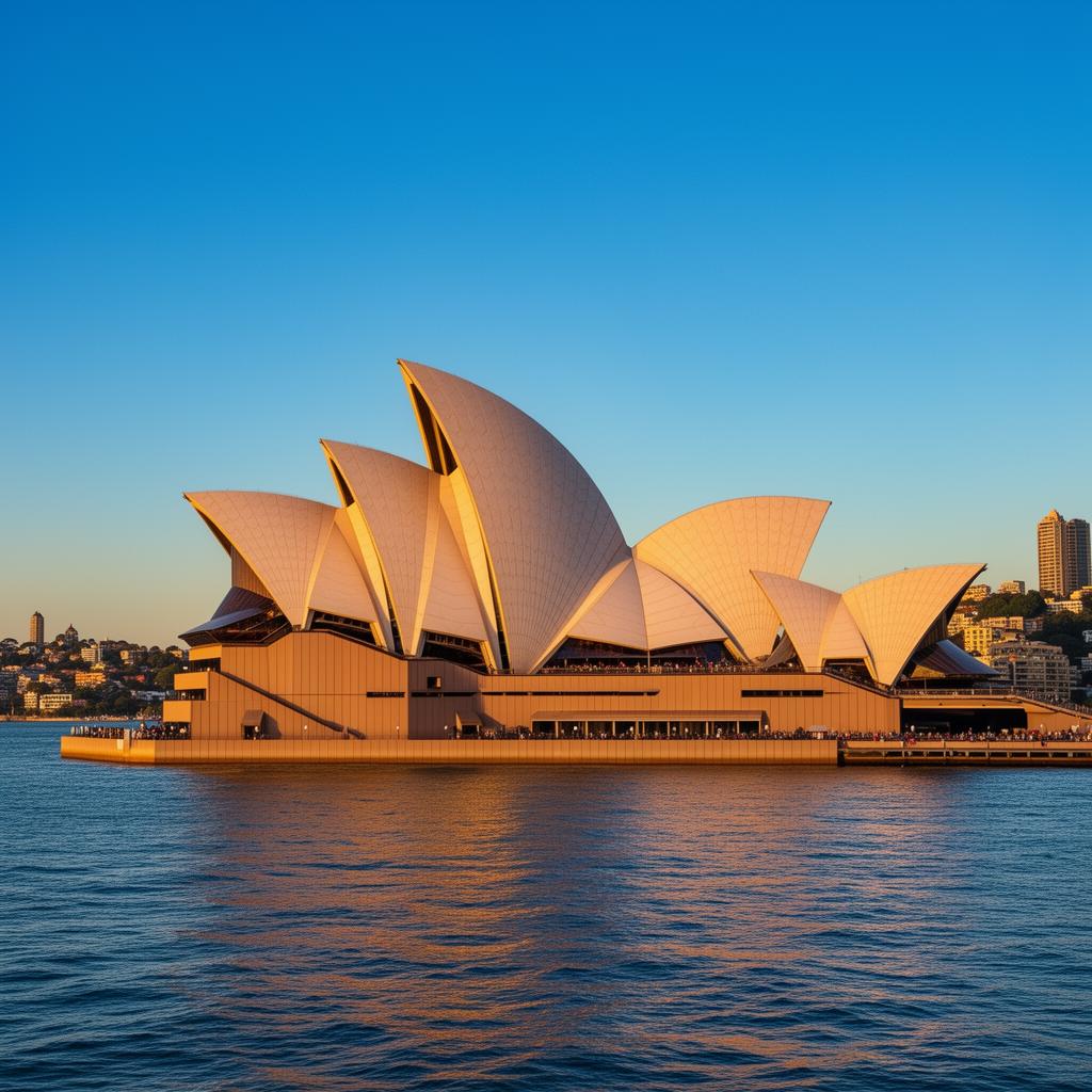 Sydney Opera House at sunset