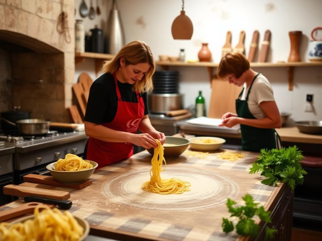 Italian pasta-making class