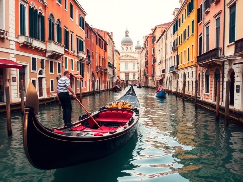 Venetian gondolas