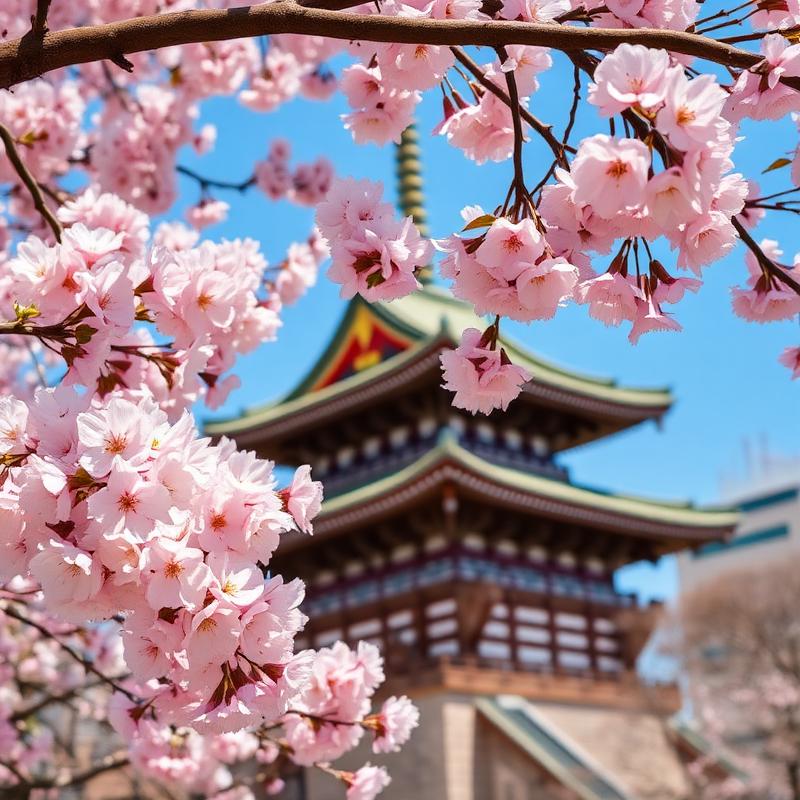 Japanese cherry blossoms