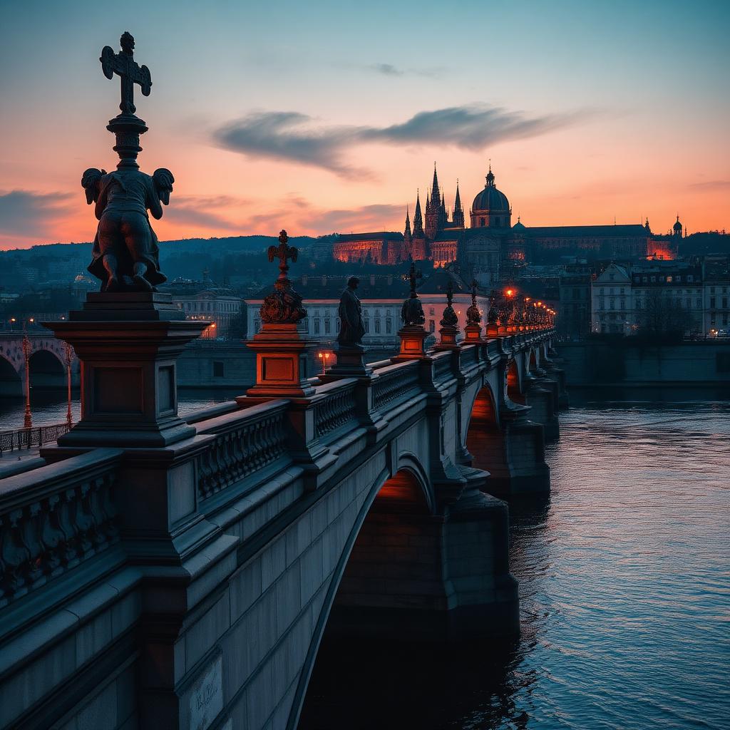 Charles Bridge and Prague Castle at sunset — Prague attractions 2026