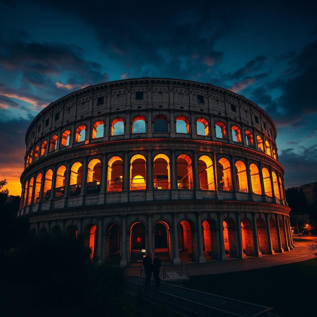 The Colosseum in Rome at sunset — Rome attractions 2026